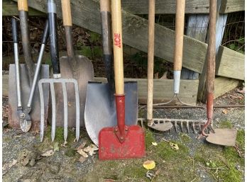 Assorted Yard & Garden Hand Tools