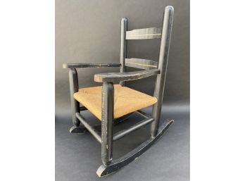 Vintage Child-Sized Rocking Chair