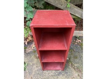 Weekend Project: A Red Painted Bookcase