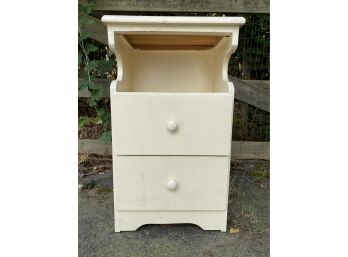 A White-Painted Side Table
