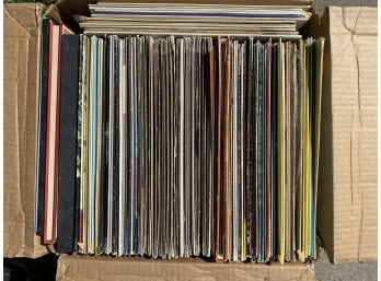 A Large Box Of Vinyl LPs
