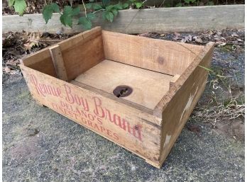 A Vintage Wooden Fruit Crate