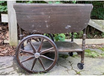 Weekend Project: A Vintage Expandable Tea Trolley/Bar Cart