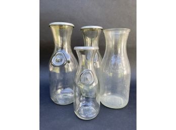 Vintage California Carafe Glass Bottles