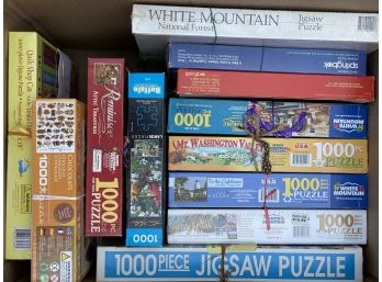 Jigsaw Puzzle Box Lot #1
