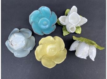 Very Pretty Floral Bloom Candle Holders