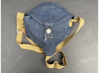 Vintage Boy Scouts Wear-Ever Mess Kit In Levi's Denim Pouch