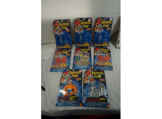 Fantastic Four -1990's  Action Figures, Silver Surfer, Invisible Woman, The Thing