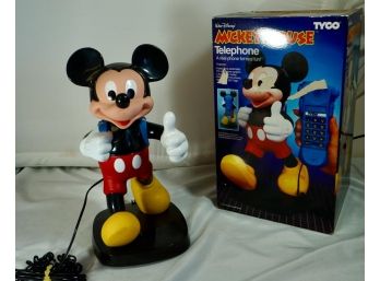 Mickey Mouse Telephone By Tyco
