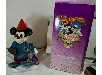 Brave Little Tailor, Musical Porcelain Mickey Mouse Doll