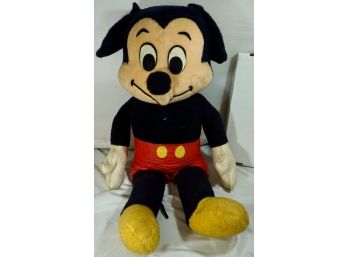 Vintage 36' Stuffed Mickey Mouse Doll Walt Disney Distributing Co.