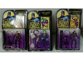 Legends Of Batman Action Figures Lot Of 3