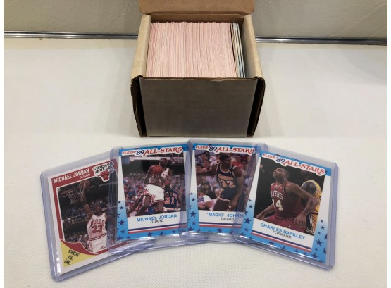 1989-90 Fleer Basketball Complete Set (Includes Stickers)