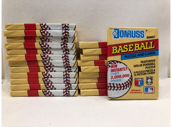 11 Packs Of 1991 Donruss Baseball