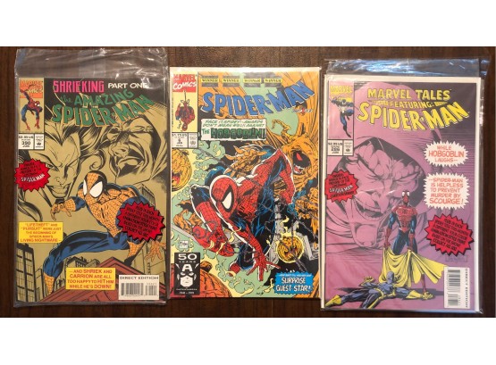 Spider-Man Comic Lot Of 3 (amazing, Marvel Tales, Spider-man)