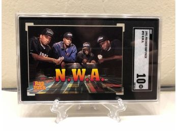 1991 Premier Rap Pack #92 N.W.A. Rookie Card SGC 10 (LOW POP)