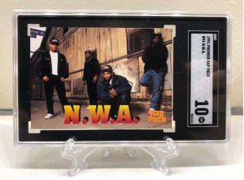 1991 Premier Rap Pack #94 N.w.a. Rookie Card SGC 10 (LOW POP)