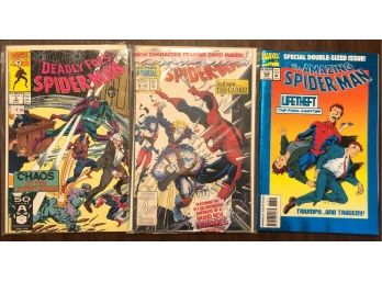 Spider-Man Comic Lot #2 (Deadly Foes, Amazing, Web Of)