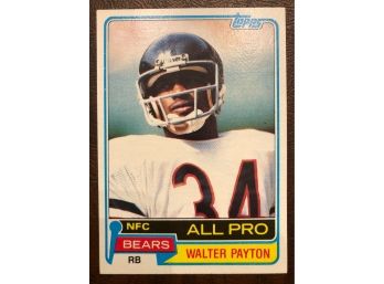 1981 Topps Football Walter Payton