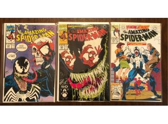 Amazing Spider-man Venom Lot (#346, #347, 374)