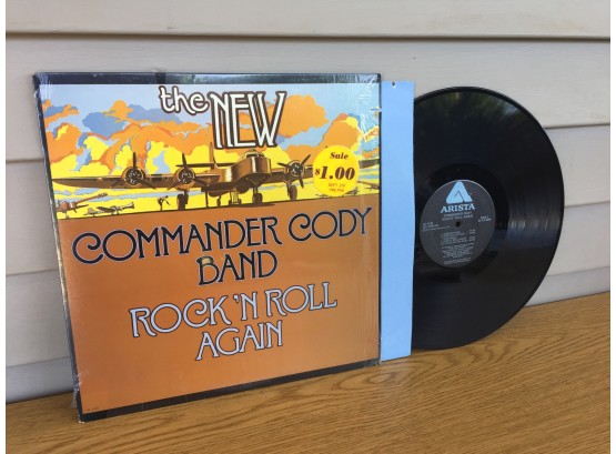 Commander Cody Band. Rock 'N Roll Again On 1977 Arista Records. Vinyl Is Near Mint.