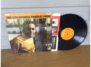 The Sensational Charley Pride On 1969 RCA Victor Records Stereo. Vinyl Is Good Plus.