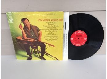Pete Seeger. Pete Seeger's Greatest Hits On Columbia Records Stereo. Vinyl Is Near Mint. Jacket Is Very Good.