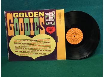 Golden Goodies. Vol. 9 On 1963 Roulette Records. Vinyl Is Near Mint. Buddy Knox, Chuck Berry, Jimmy Bowen.