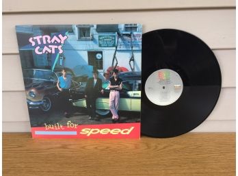 Stray Cats. Built  For Speed On 1982 EMI America Records. Vinyl Is Near Mint. Jacket Is Near Mint.