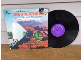 Songs Of The National Parks On 1958 Disneyland Records. Vinyl Is Very Good Plus.