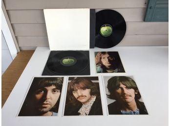 The Beatles. White Album. Double LP Record German Import. Vinyl Is Very Good Plus Plus. Numbered GF Jacket.
