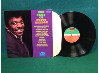 The Best Of Percy Sledge On 1969 Atlantic Records Stereo. Vinyl Is Very Good Plus Plus. Funk/Soul.