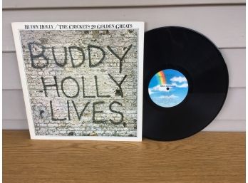 Buddy Holly. Buddy Holly Lives The Crickets 20 Golden Greats On 1978 MCA Records. Vinyl Is Beautiful Near Mint