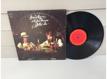 Kenny Loggins With Jim Messina. Sittin' In On 1971 Columbia Records. Vinyl Is Very Good. Jacket Is Good Plus.