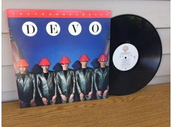 DEVO. Freedom Of Choice On 1980 Warner Bros. Records. Vinyl Is Very Good Plus Plus. Jacket Is Very Good Plus.