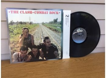 The Clash. Combat Rock On 1982 Epic Records Stereo. Vinyl Is Very Good Plus - Very Good Plus Plus.