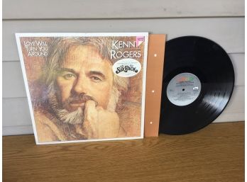 Kenny Rogers. Love Will Turn You Around On 1982 Liberty Records. Vinyl Is Very Good Minus.