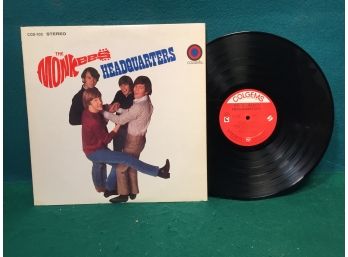 The Monkees. Headquarter On 1967 Colgems Records Stereo. Vinyl Is Very Good Plus Plus.