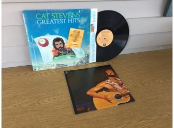Cat Stevens Greatest Hits On 1972 A&M Records. Vinyl Is Very Good Plus Plus With Color Poster.