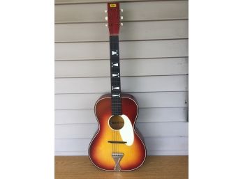 Vintage Lyra Acoustic Guitar. Made In USA.