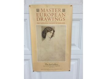 Vintage Poster For Framing. Master European Drawings. The National Gallery Of Ireland. University Of Maryland.