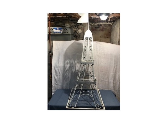 Metal Model Of The Eiffel Tower With Crystals
