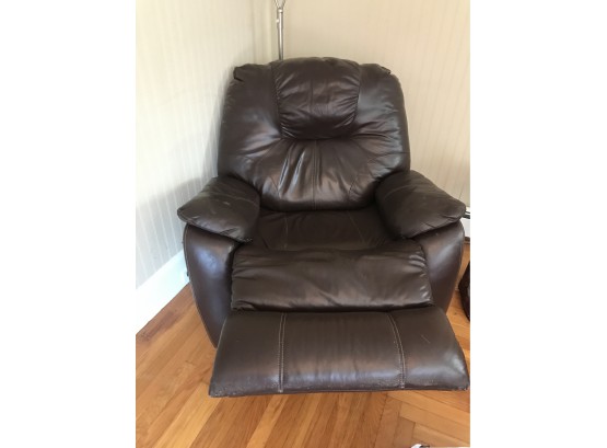 Large Recliner  & Swivel Leather Chair