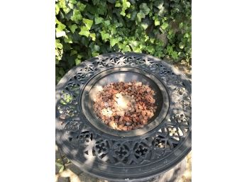 Outdoor Fire Pit Table - Made Of  Cast Iron