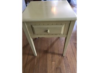 Accent Wood Table With One (1) Drawer