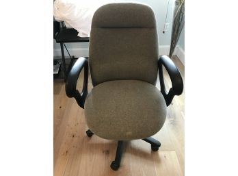 Deluxe Office Chairs On Wheels - Grey Fabric