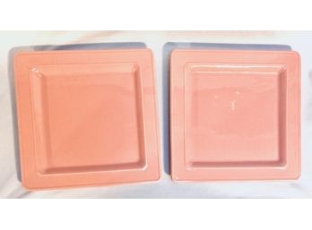 Vintage Pink Serving Platters