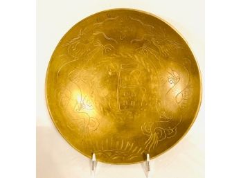 Solid Brass Decorative Charger Plate