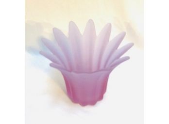 Blenko-Style Figural Flower Vase