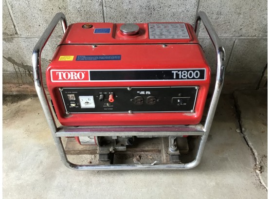 Toro T1800 Generator